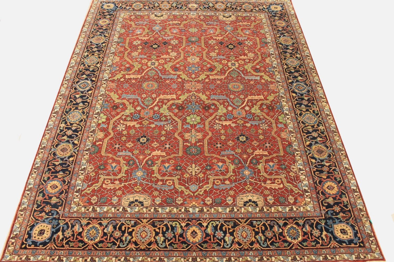 9x12 Heriz/Serapi Hand Knotted Wool Area Rug - MR029623