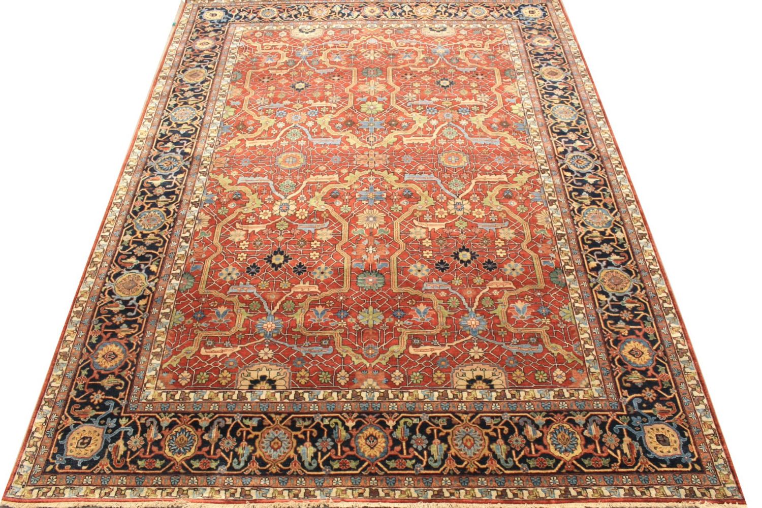 9x12 Heriz/Serapi Hand Knotted Wool Area Rug - MR029623