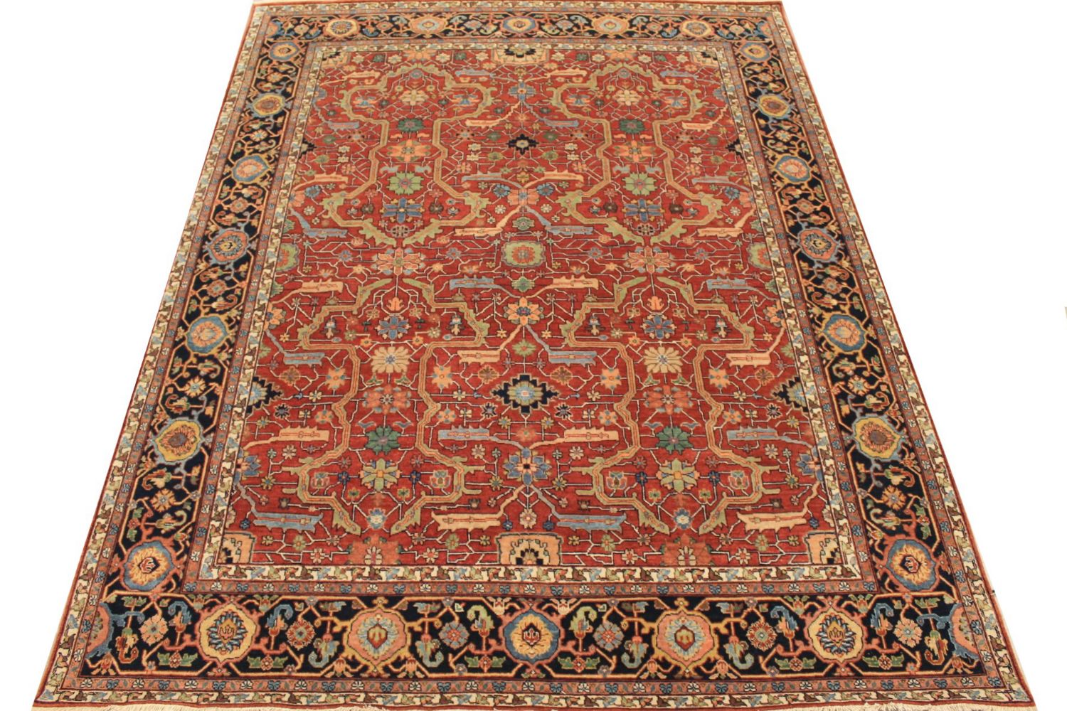 8x10 Heriz/Serapi Hand Knotted Wool Area Rug - MR029624