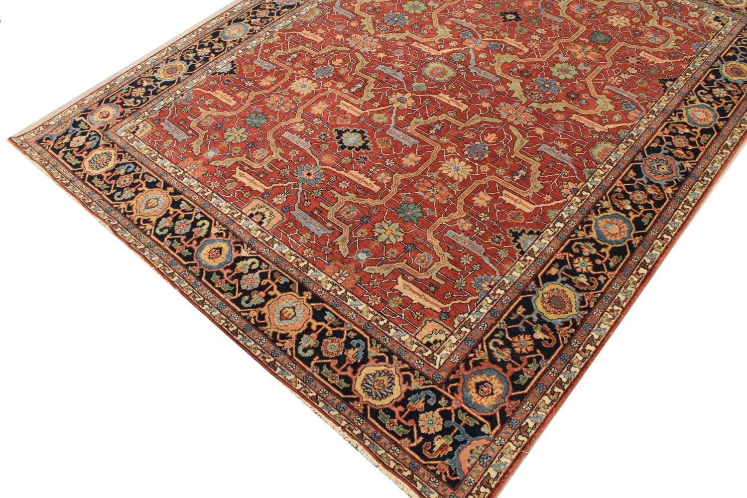 8x10 Heriz/Serapi Hand Knotted Wool Area Rug - MR029624