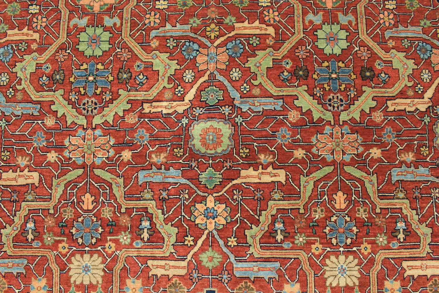 8x10 Heriz/Serapi Hand Knotted Wool Area Rug - MR029624