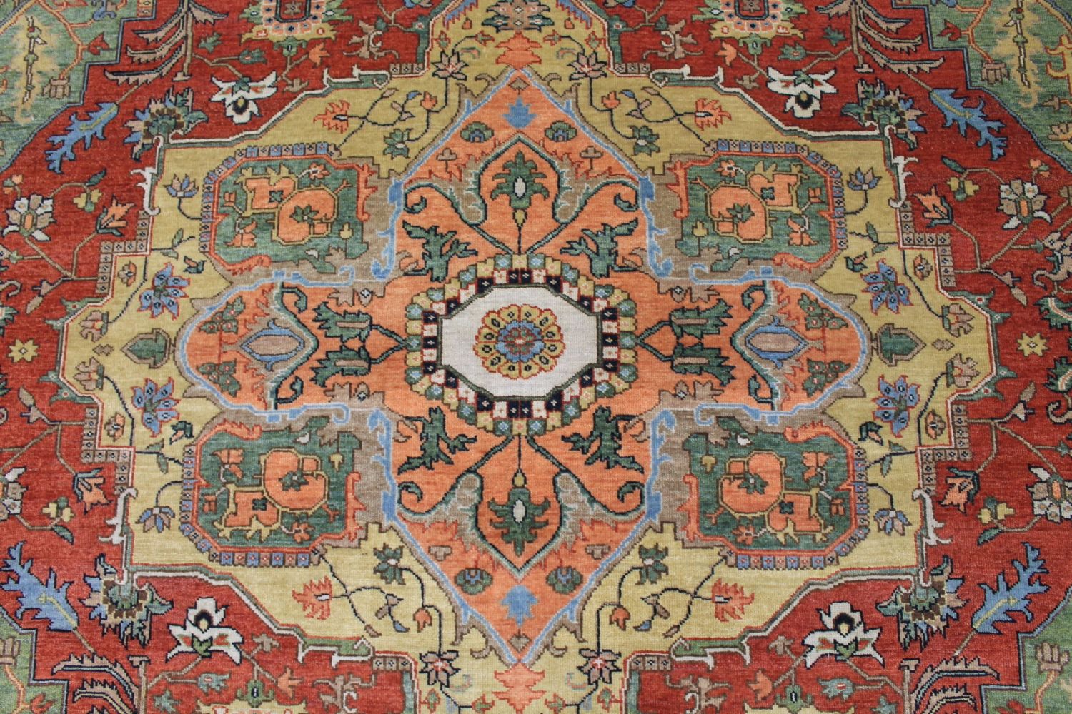 8x10 Heriz/Serapi Hand Knotted Wool Area Rug - MR029625