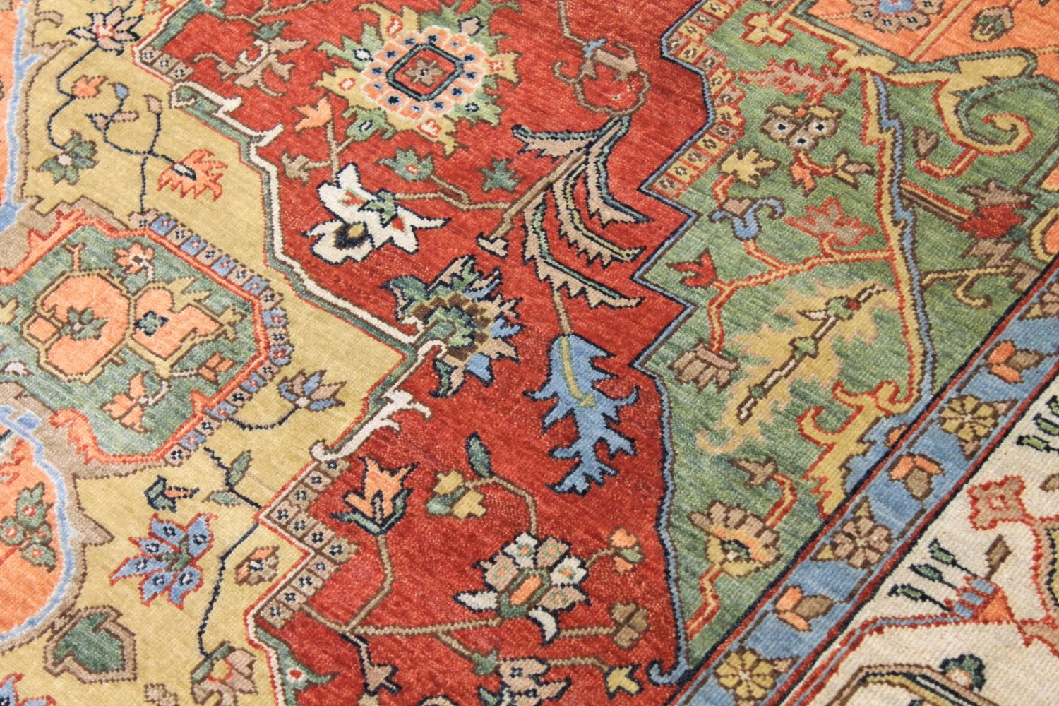 8x10 Heriz/Serapi Hand Knotted Wool Area Rug - MR029625