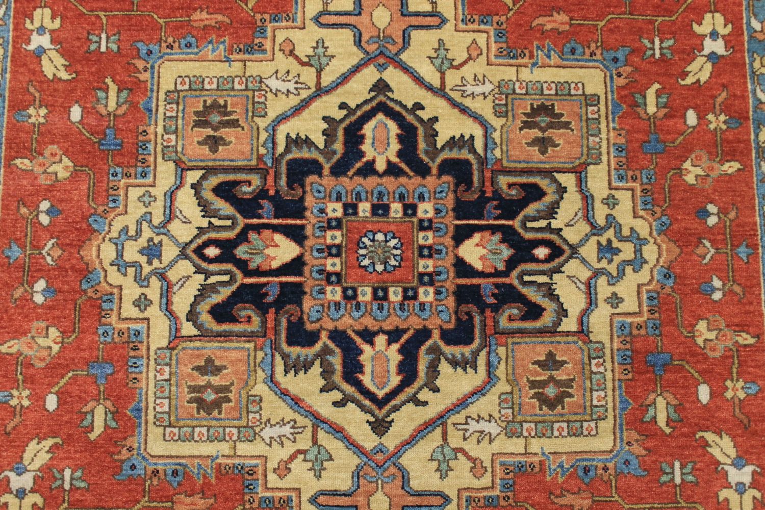 6x9 Heriz/Serapi Hand Knotted Wool Area Rug - MR029626