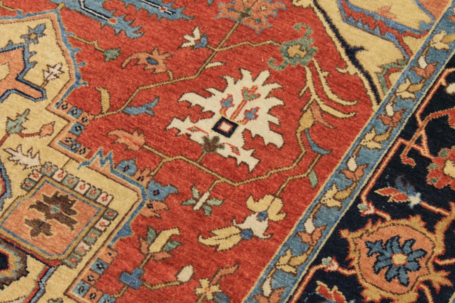6x9 Heriz/Serapi Hand Knotted Wool Area Rug - MR029626