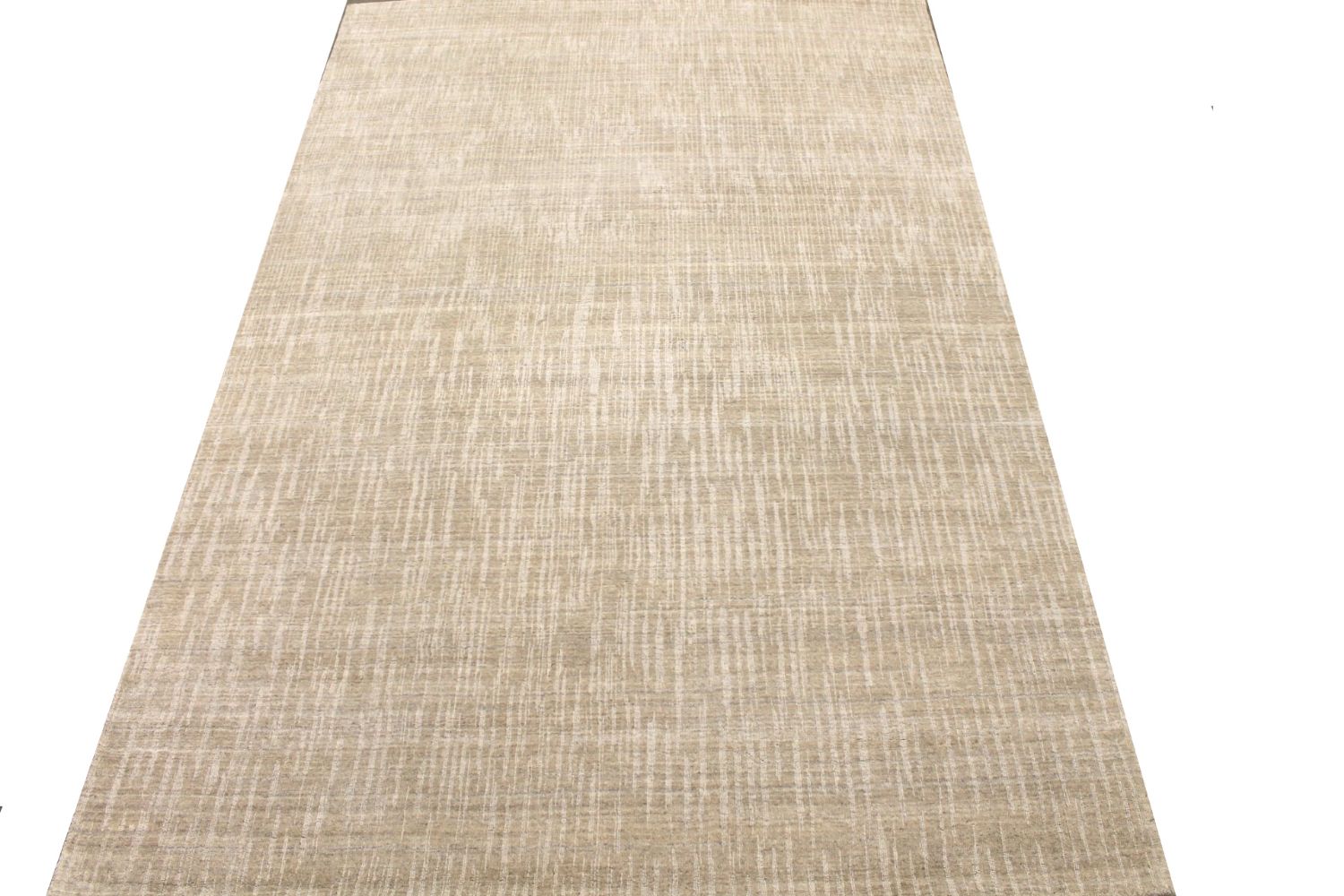6x9 Casual Hand Knotted Wool & Viscose Area Rug - MR029629