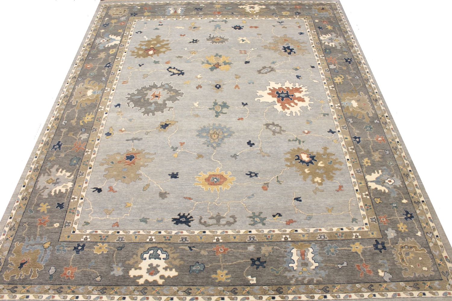 OVERSIZE Oushak Hand Knotted Wool Area Rug - MR029638