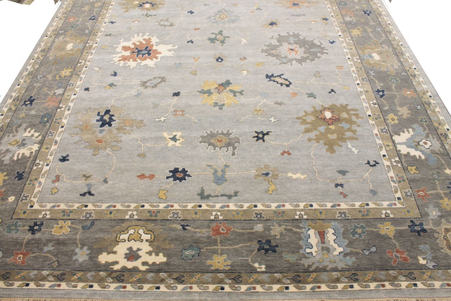 OVERSIZE Oushak Hand Knotted Wool Area Rug - MR029638