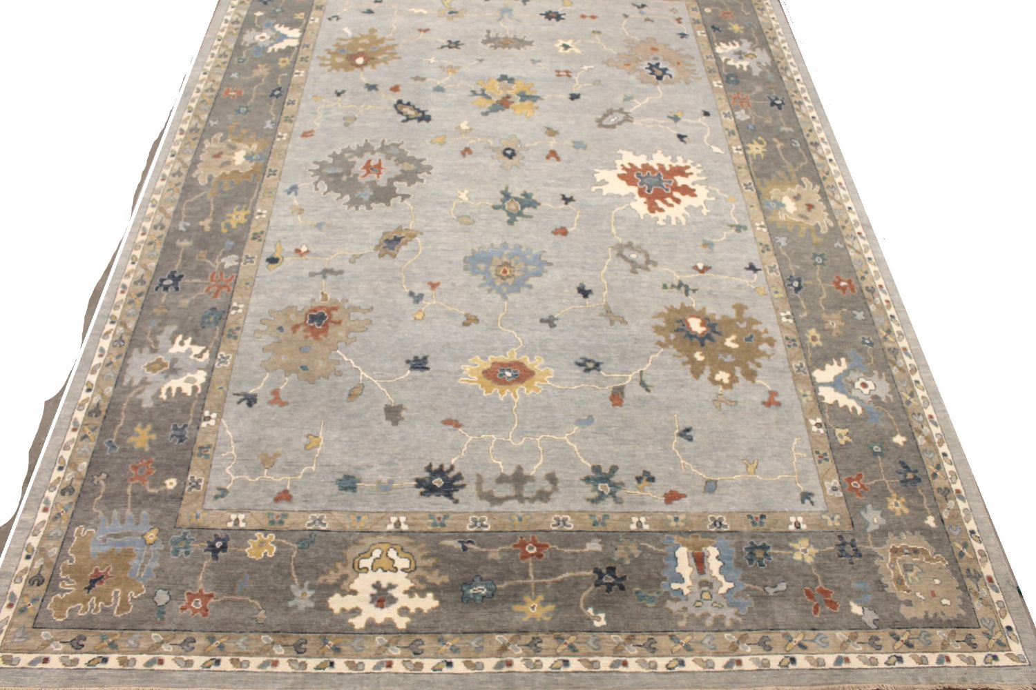10x14 Oushak Hand Knotted Wool Area Rug - MR029639