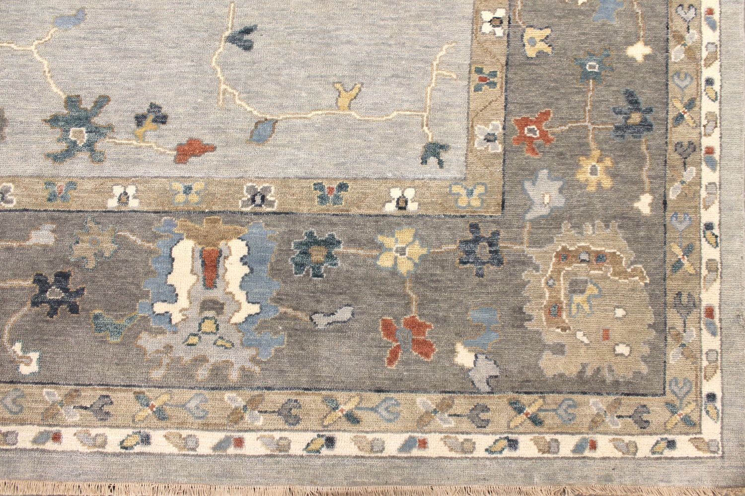 10x14 Oushak Hand Knotted Wool Area Rug - MR029639