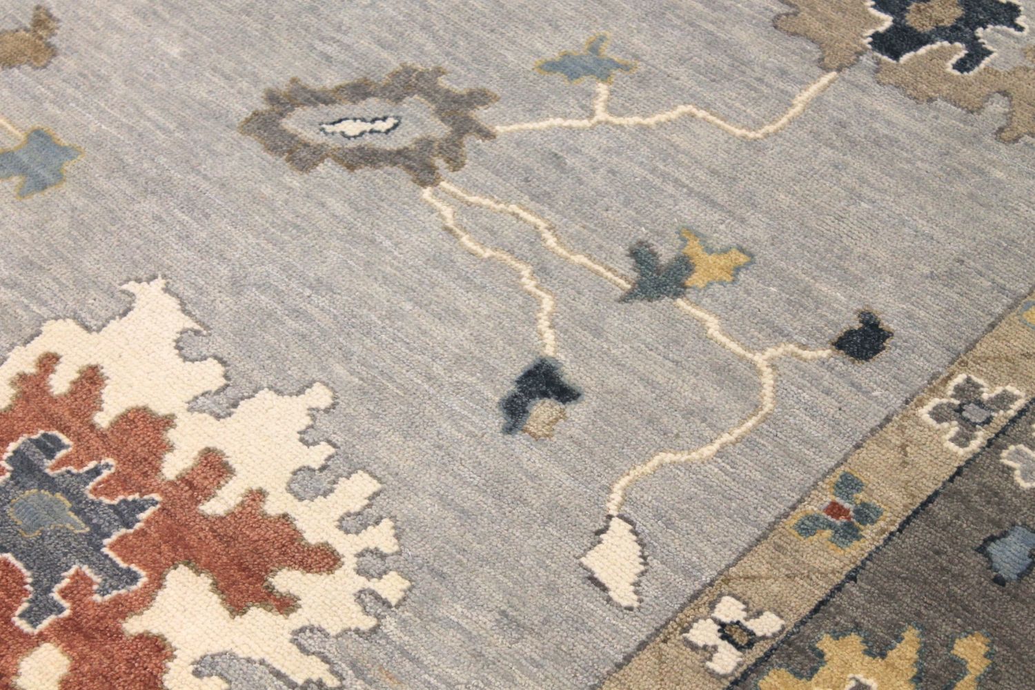 10x14 Oushak Hand Knotted Wool Area Rug - MR029639
