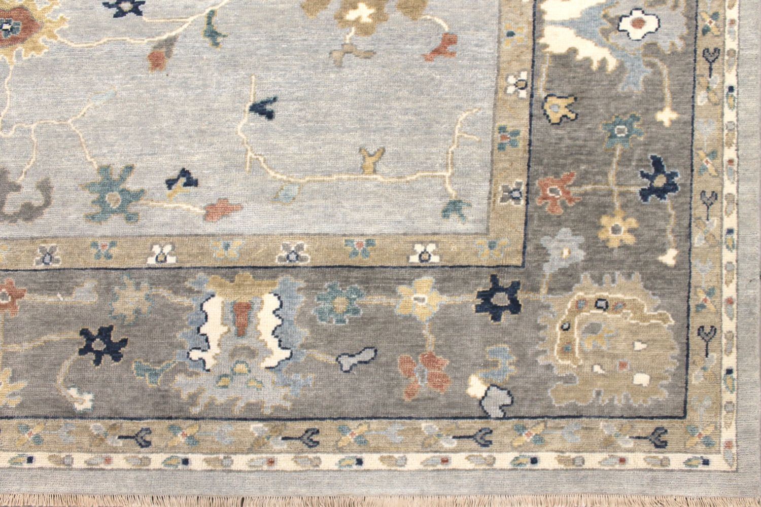 9x12 Oushak Hand Knotted Wool Area Rug - MR029640