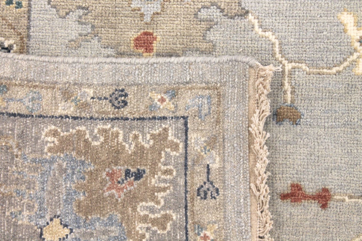 6x9 Oushak Hand Knotted Wool Area Rug - MR029641