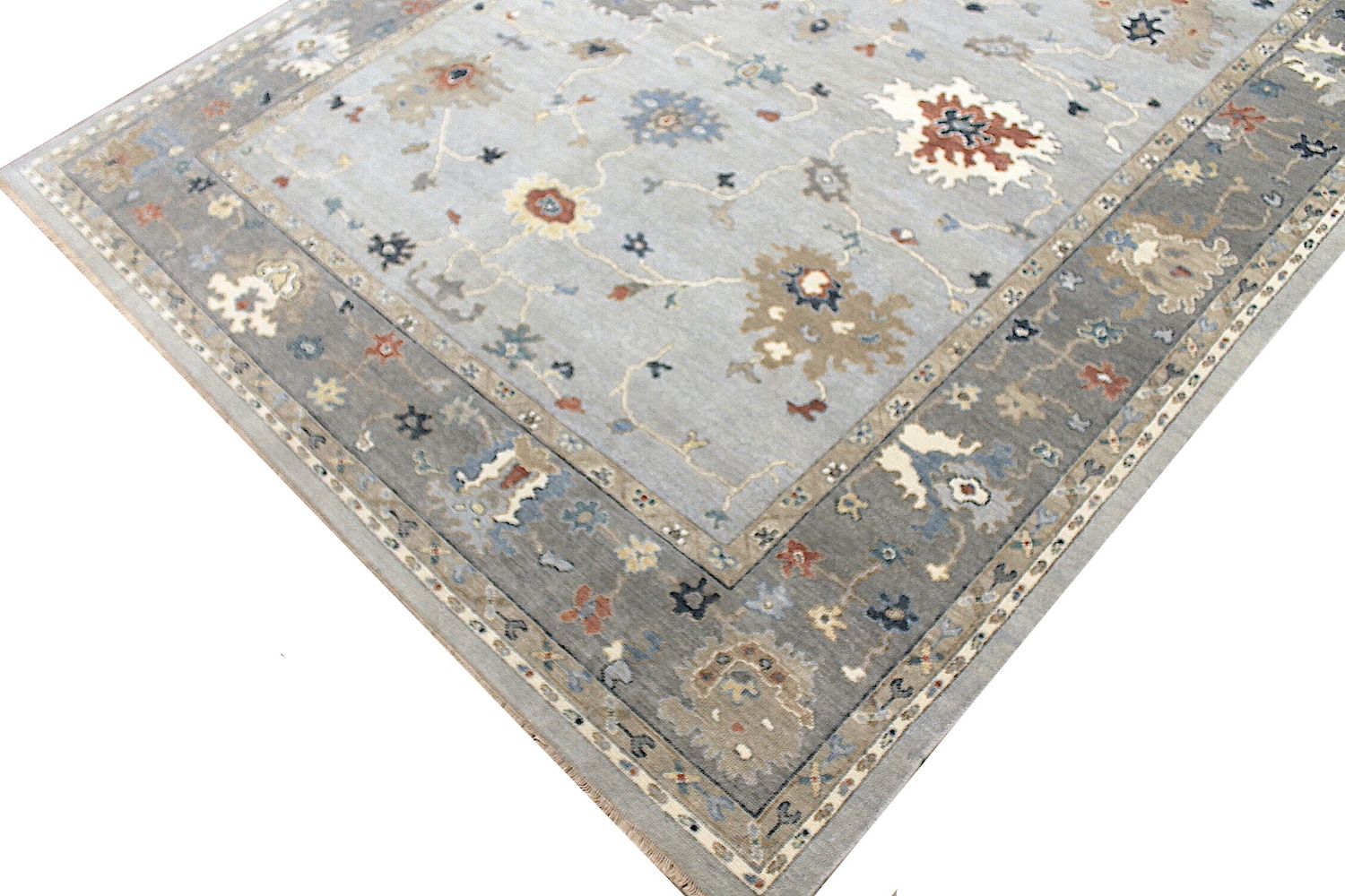 8x10 Oushak Hand Knotted Wool Area Rug - MR029642