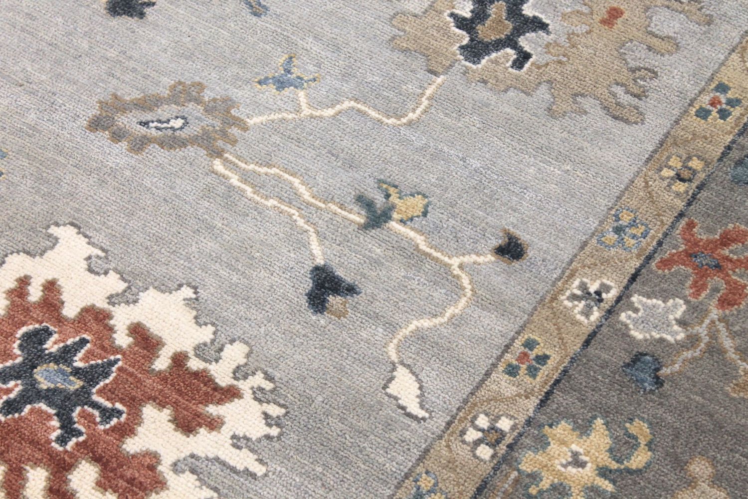 8x10 Oushak Hand Knotted Wool Area Rug - MR029642