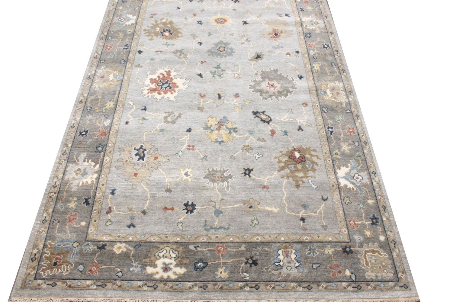 5x7/8 Oushak Hand Knotted Wool Area Rug - MR029643