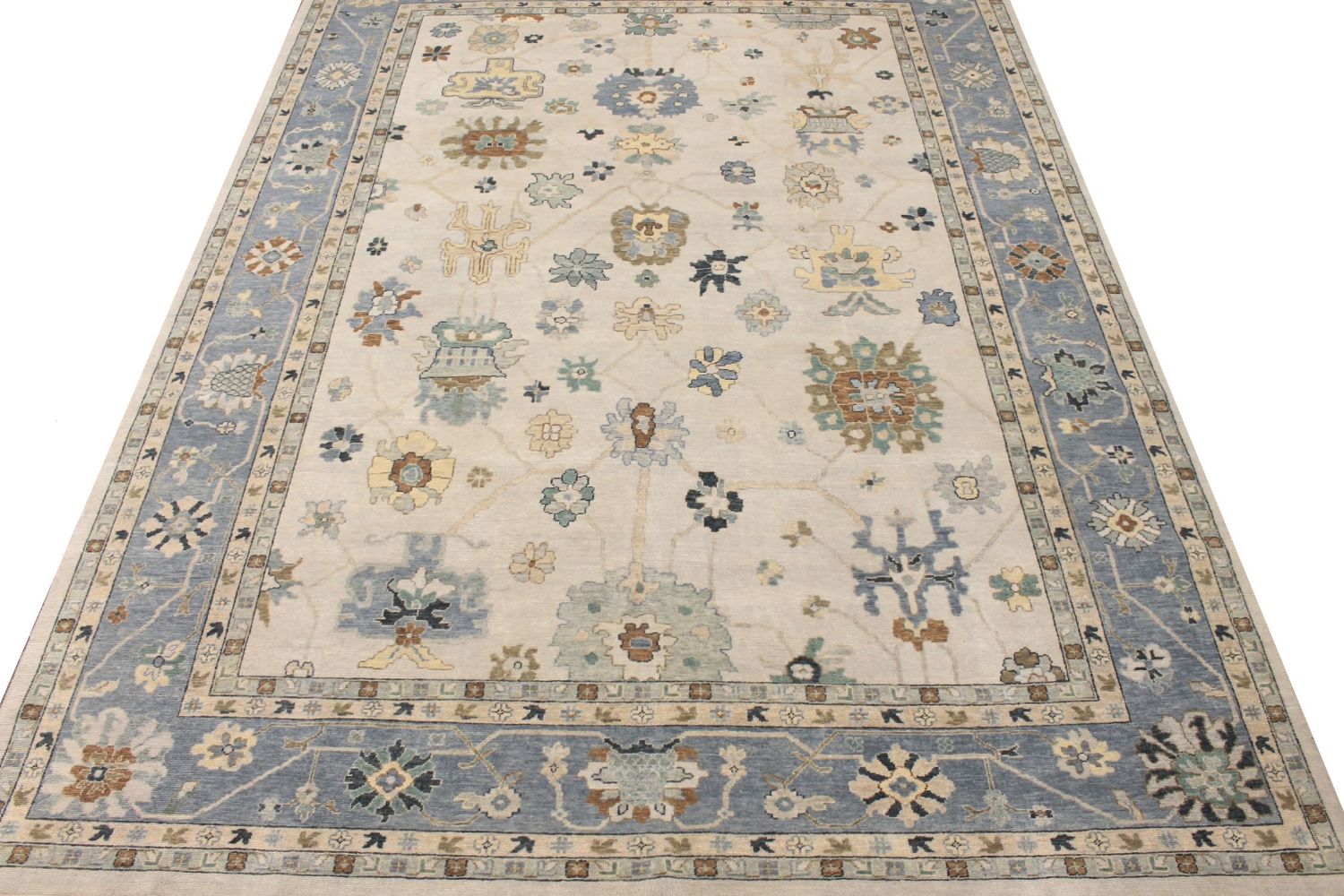 10x14 Oushak Hand Knotted Wool Area Rug - MR029647
