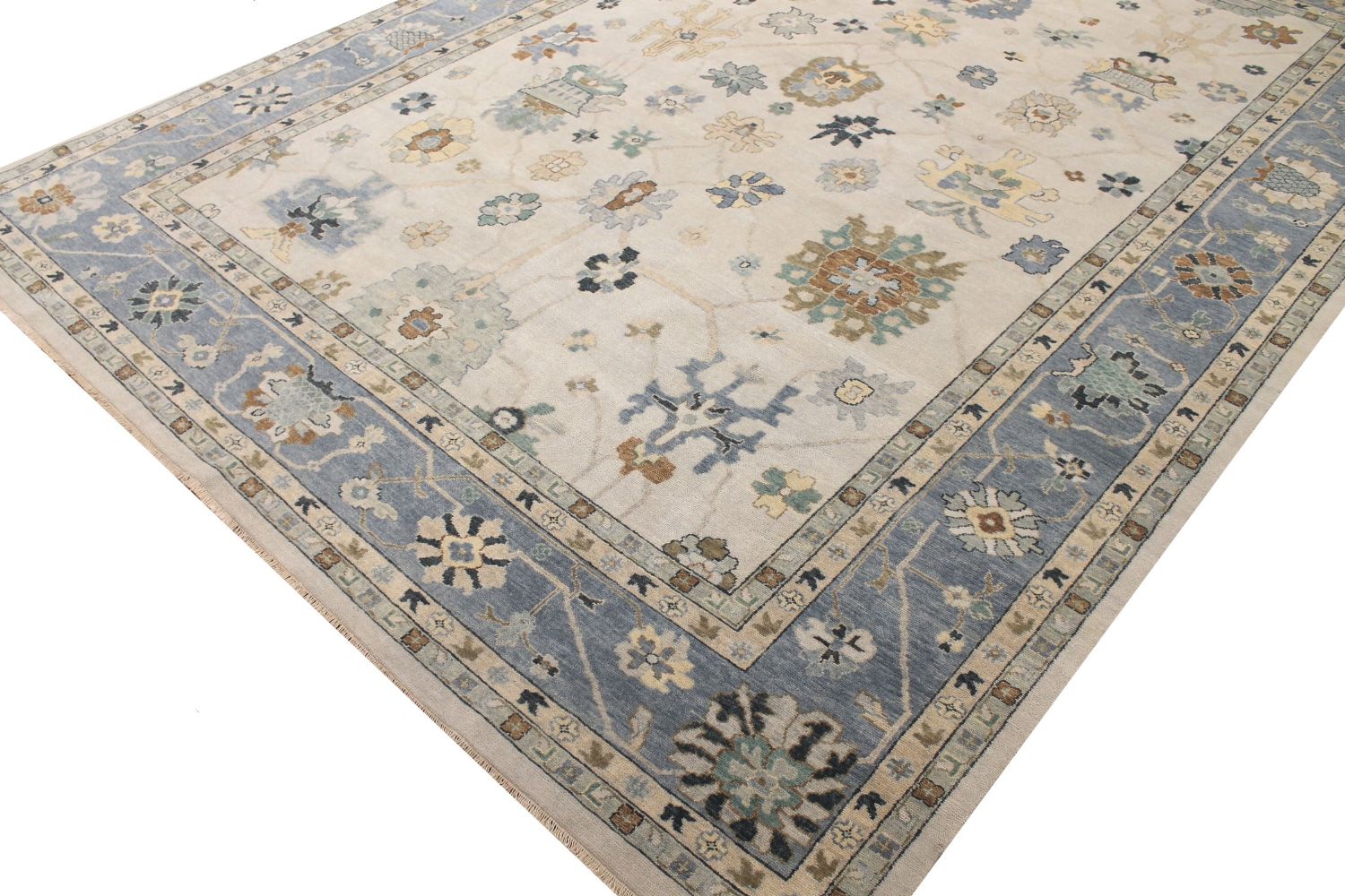 10x14 Oushak Hand Knotted Wool Area Rug - MR029647