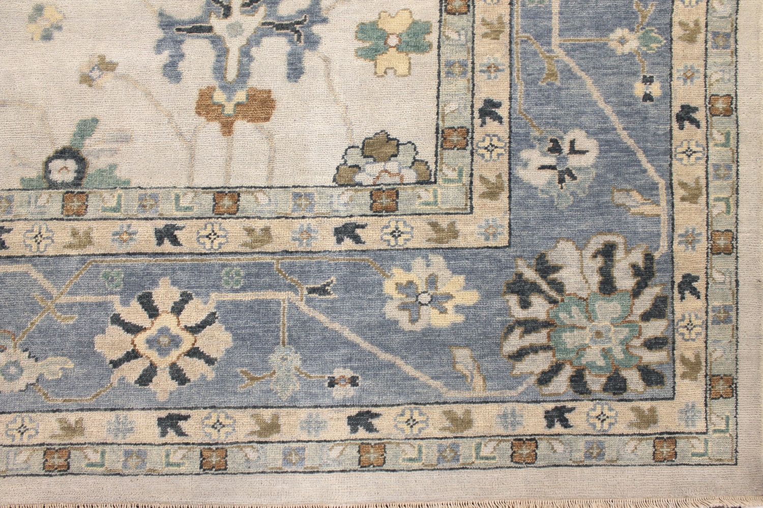 10x14 Oushak Hand Knotted Wool Area Rug - MR029647
