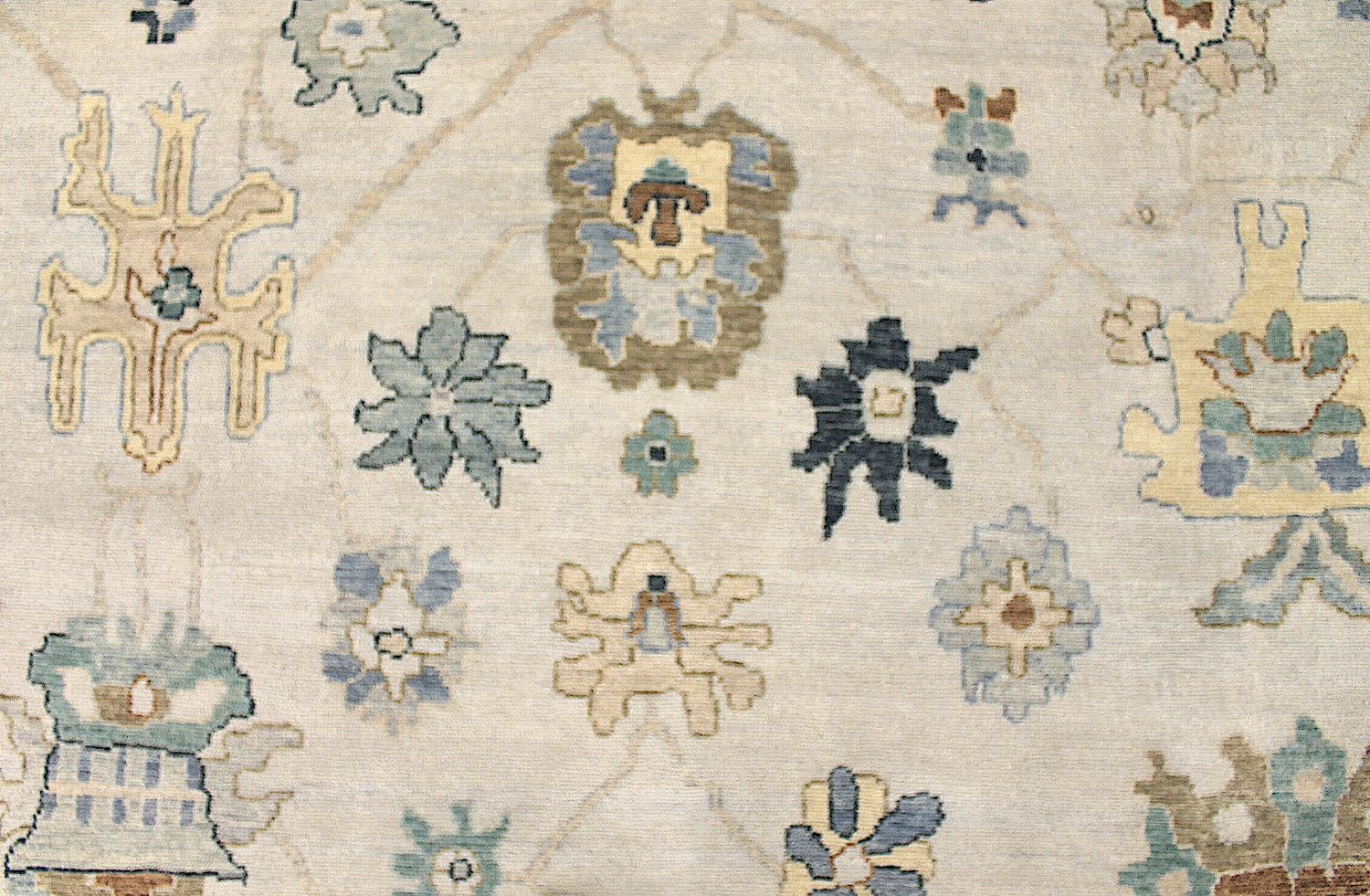 10x14 Oushak Hand Knotted Wool Area Rug - MR029647