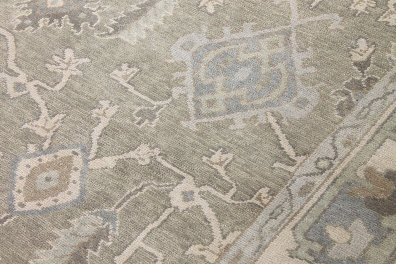 10x14 Oushak Hand Knotted Wool Area Rug - MR029648