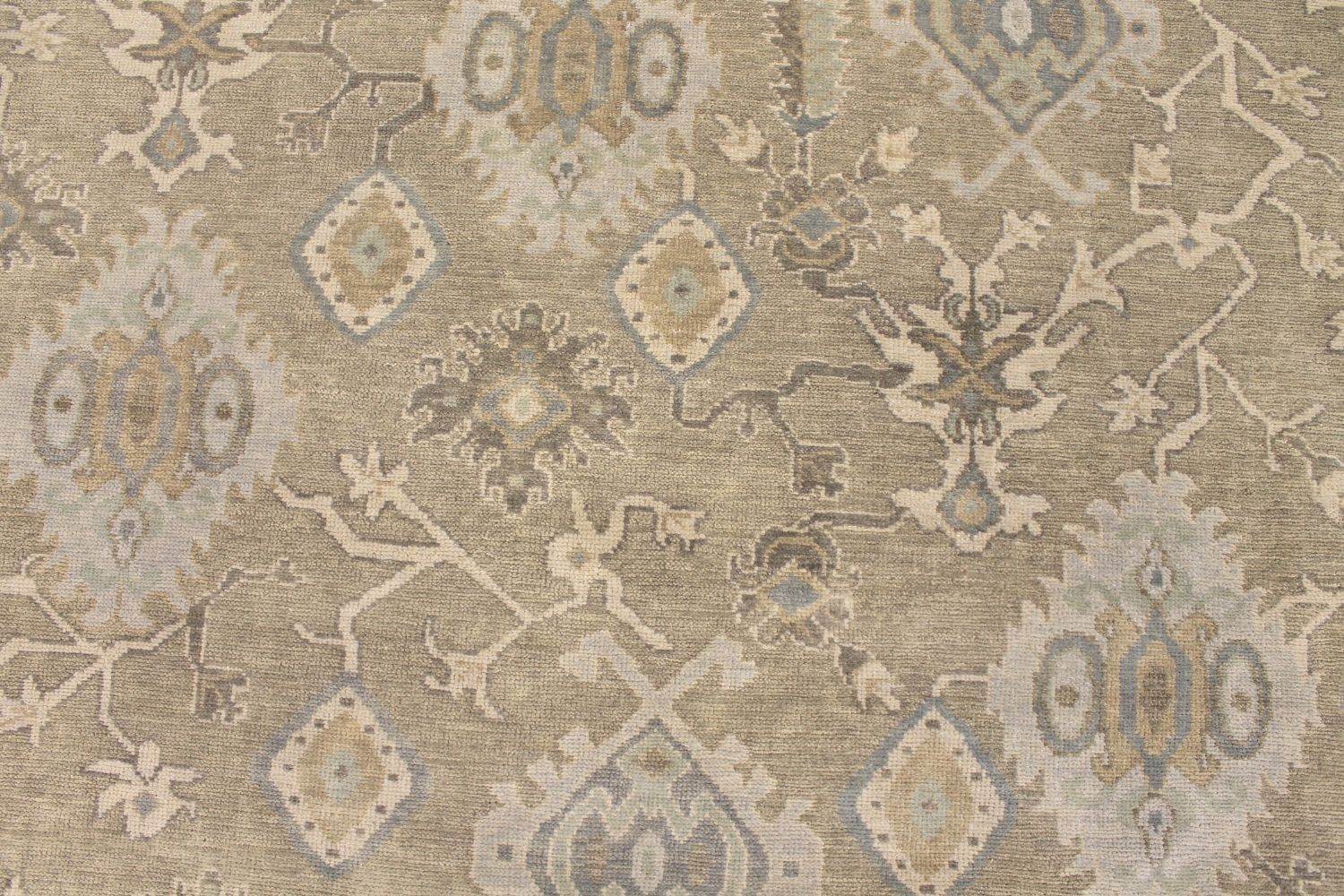 9x12 Oushak Hand Knotted Wool Area Rug - MR029649