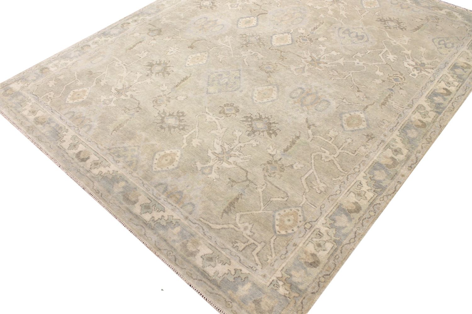 8x10 Oushak Hand Knotted Wool Area Rug - MR029651