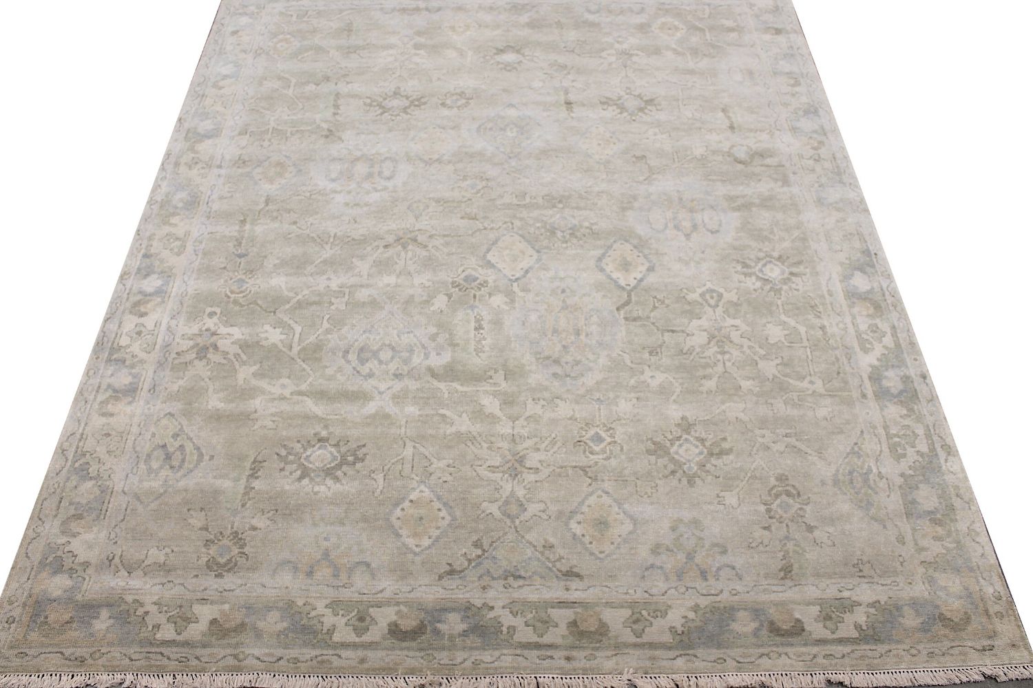 8x10 Oushak Hand Knotted Wool Area Rug - MR029651