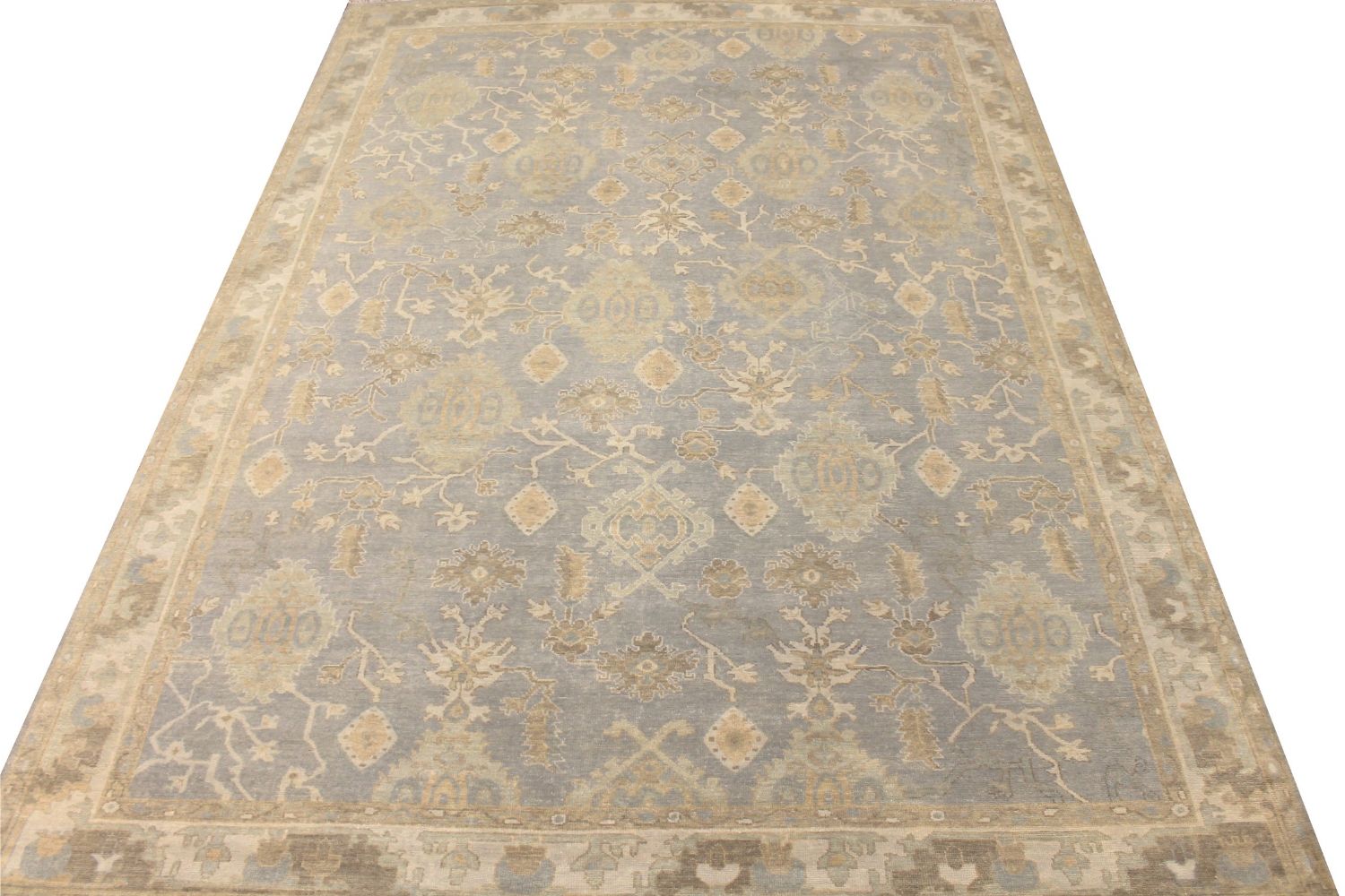 10x14 Oushak Hand Knotted Wool Area Rug - MR029653