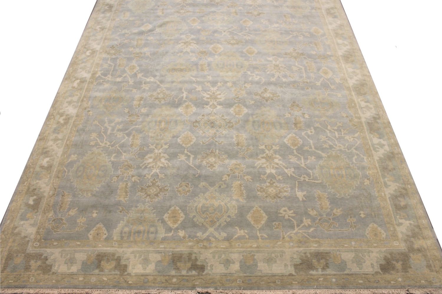 10x14 Oushak Hand Knotted Wool Area Rug - MR029653