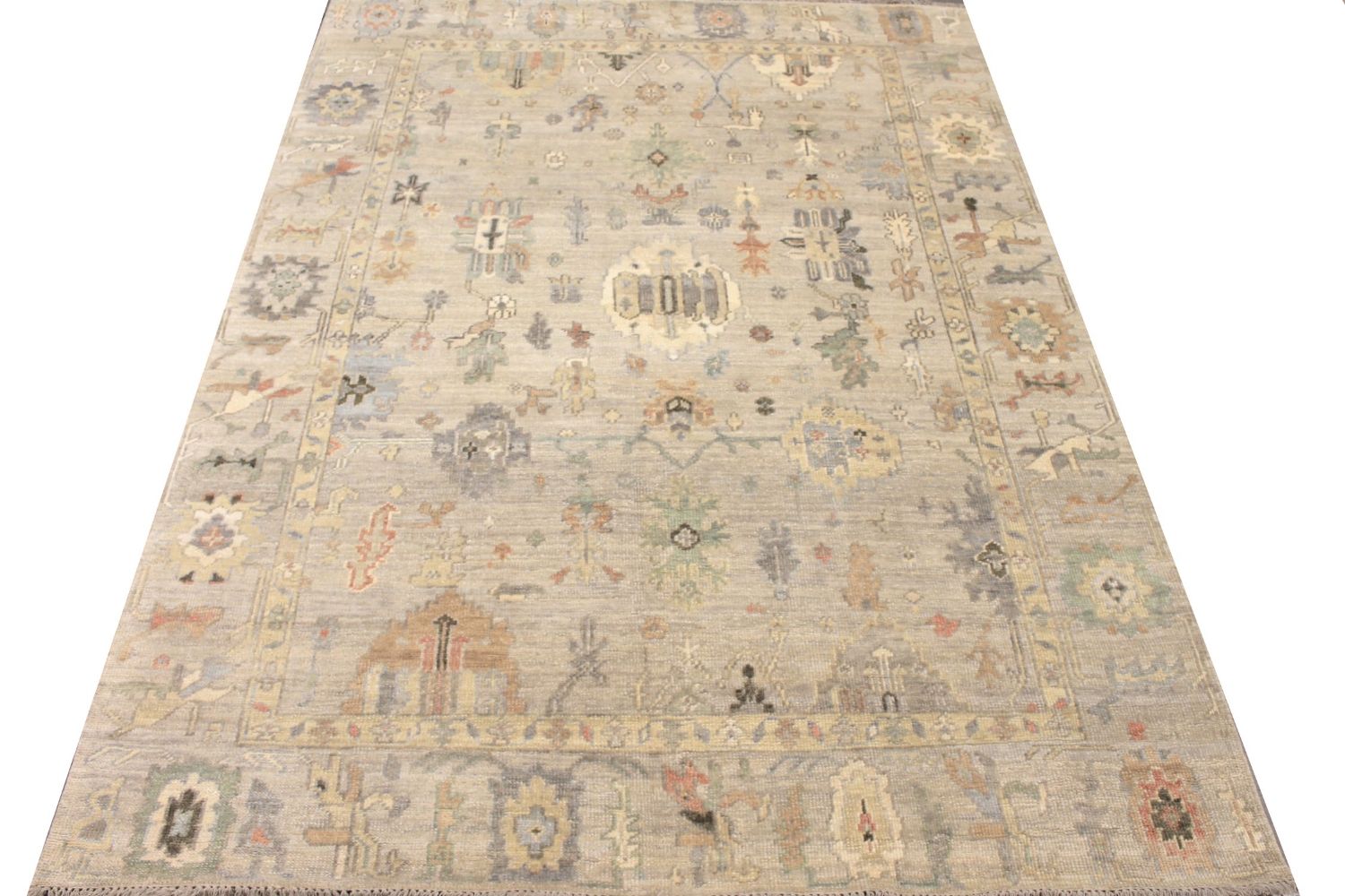 9x12 Oushak Hand Knotted Wool Area Rug - MR029662