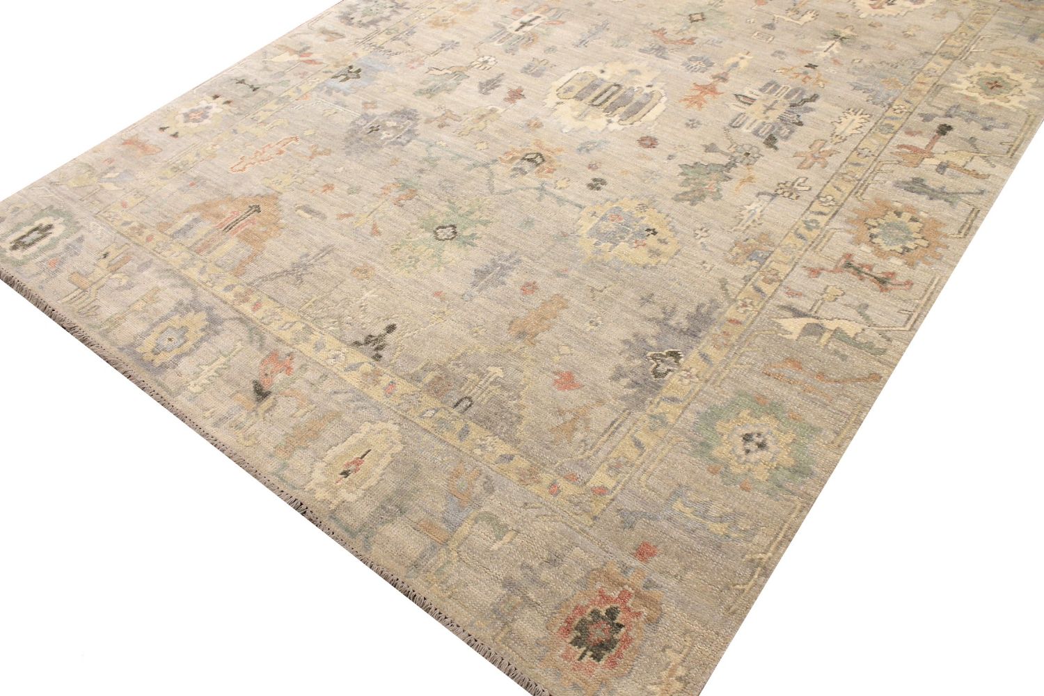 9x12 Oushak Hand Knotted Wool Area Rug - MR029662
