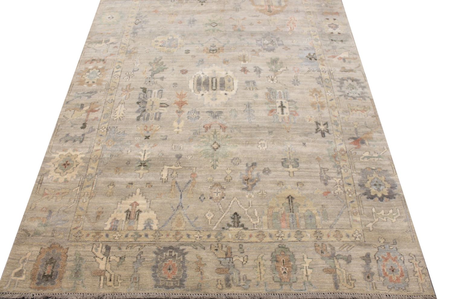 9x12 Oushak Hand Knotted Wool Area Rug - MR029662