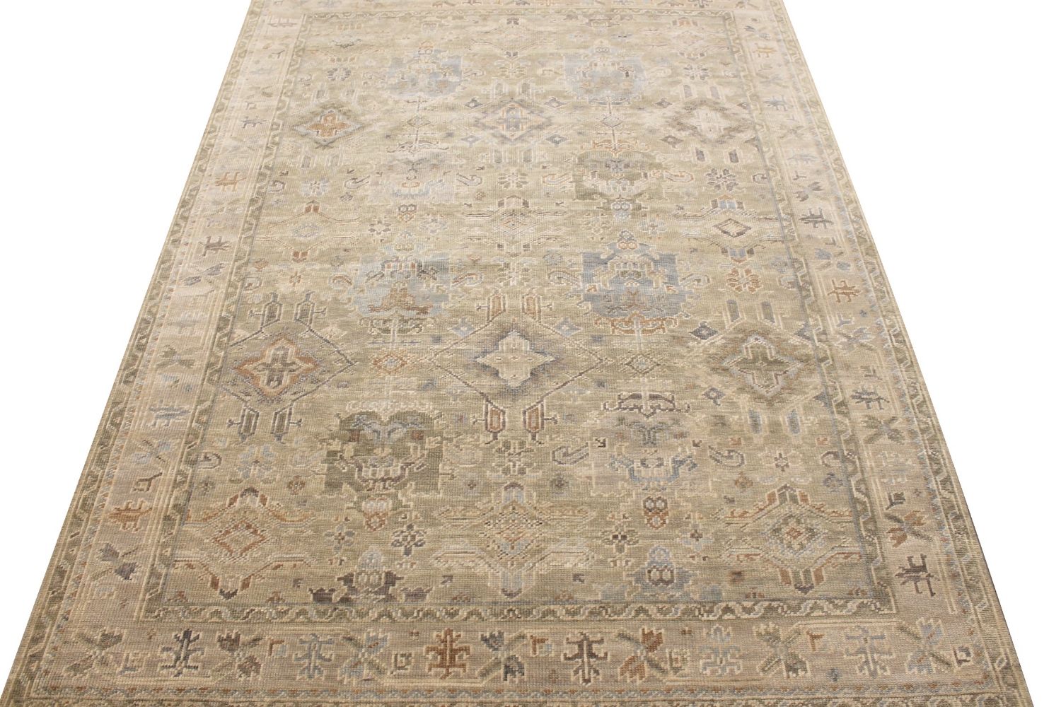 9x12 Oushak Hand Knotted Wool Area Rug - MR029663