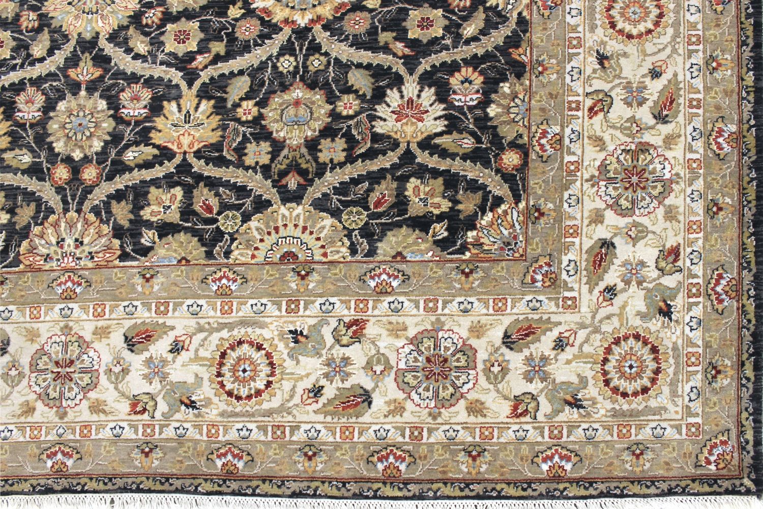 8x10 Transitional Hand Knotted Wool Area Rug - MR029669