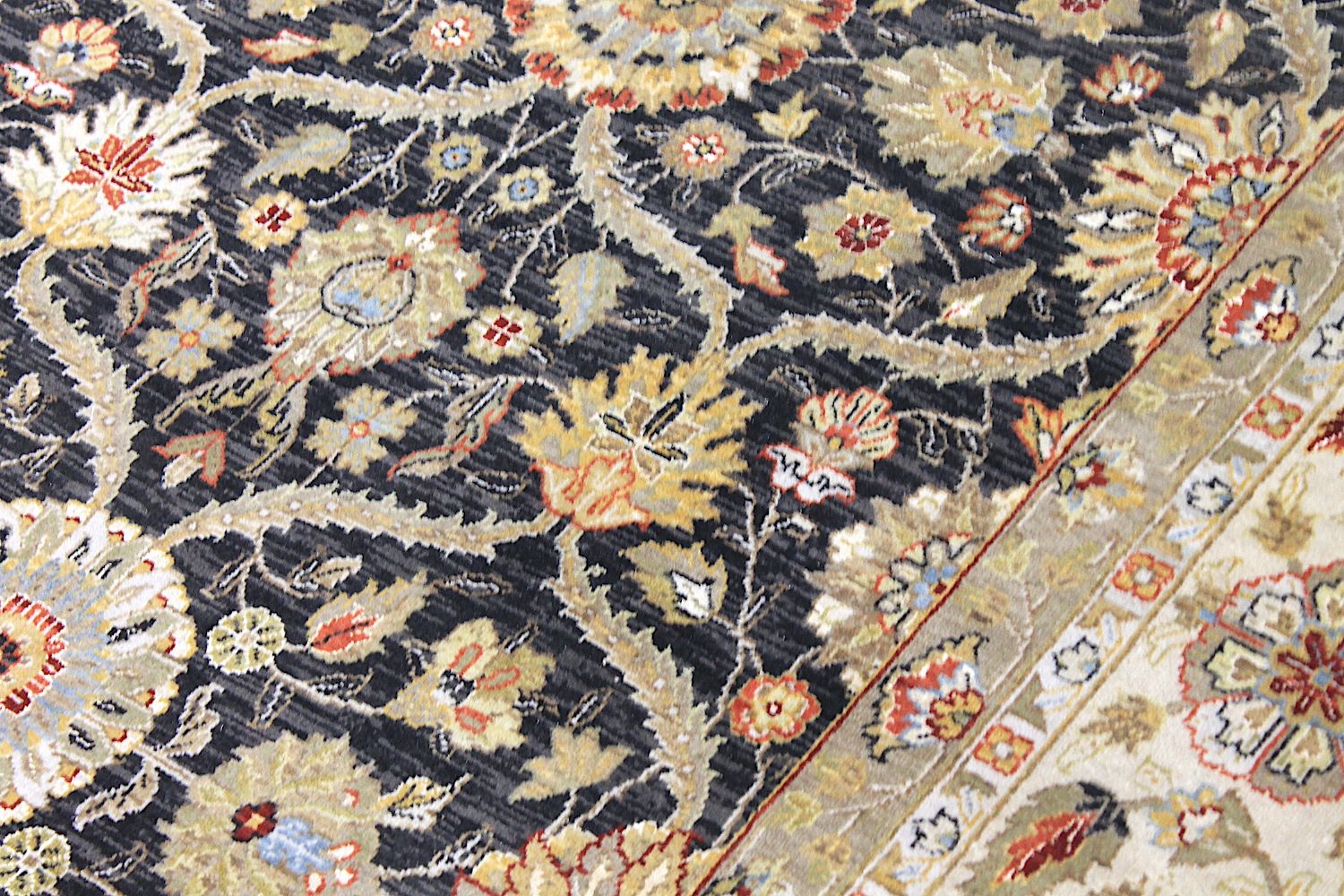 8x10 Transitional Hand Knotted Wool Area Rug - MR029669