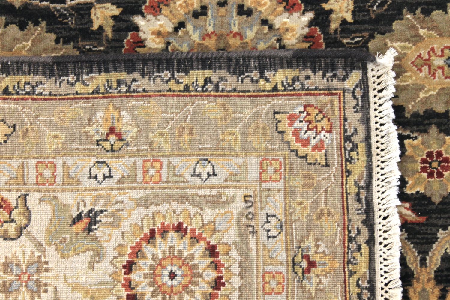 8x10 Transitional Hand Knotted Wool Area Rug - MR029669