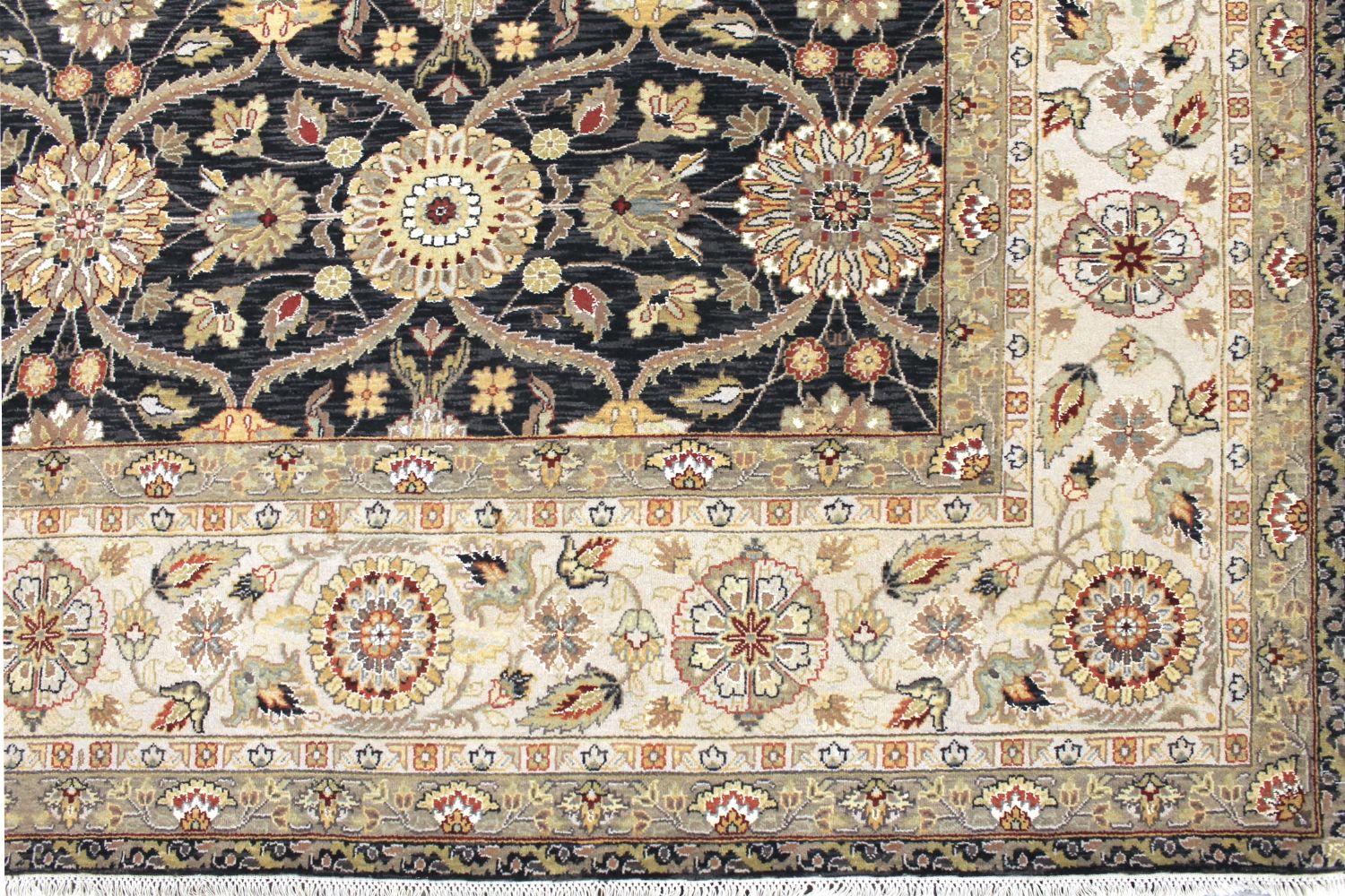 9x12 Transitional Hand Knotted Wool Area Rug - MR029670