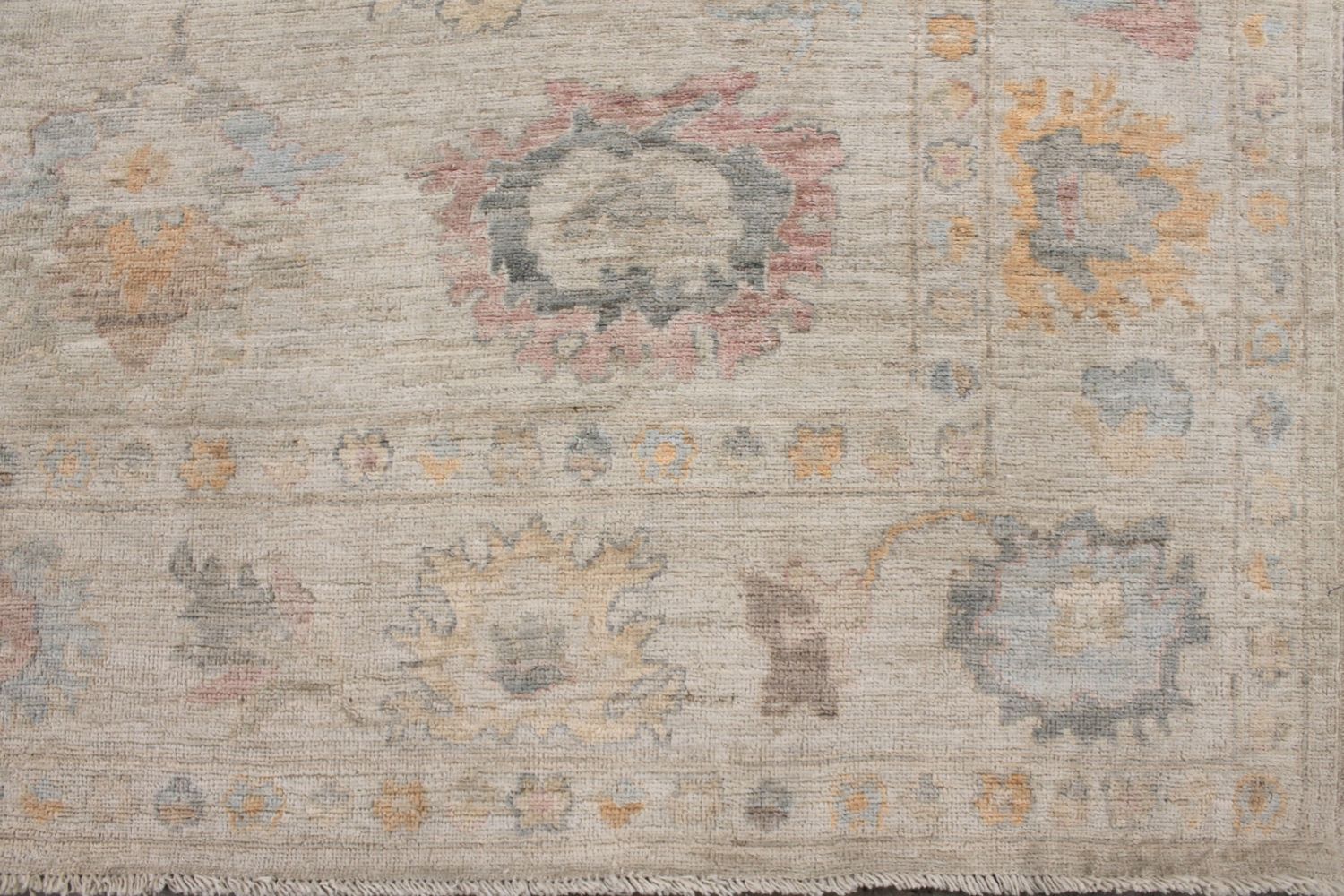 9x12 Oushak Hand Knotted Wool Area Rug - MR029672