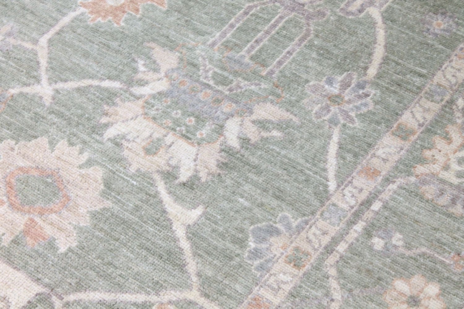 9x12 Oushak Hand Knotted Wool Area Rug - MR029675