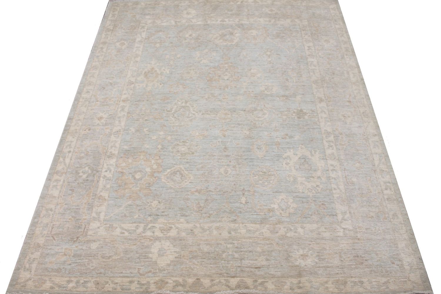8x10 Oushak Hand Knotted Wool Area Rug - MR029678