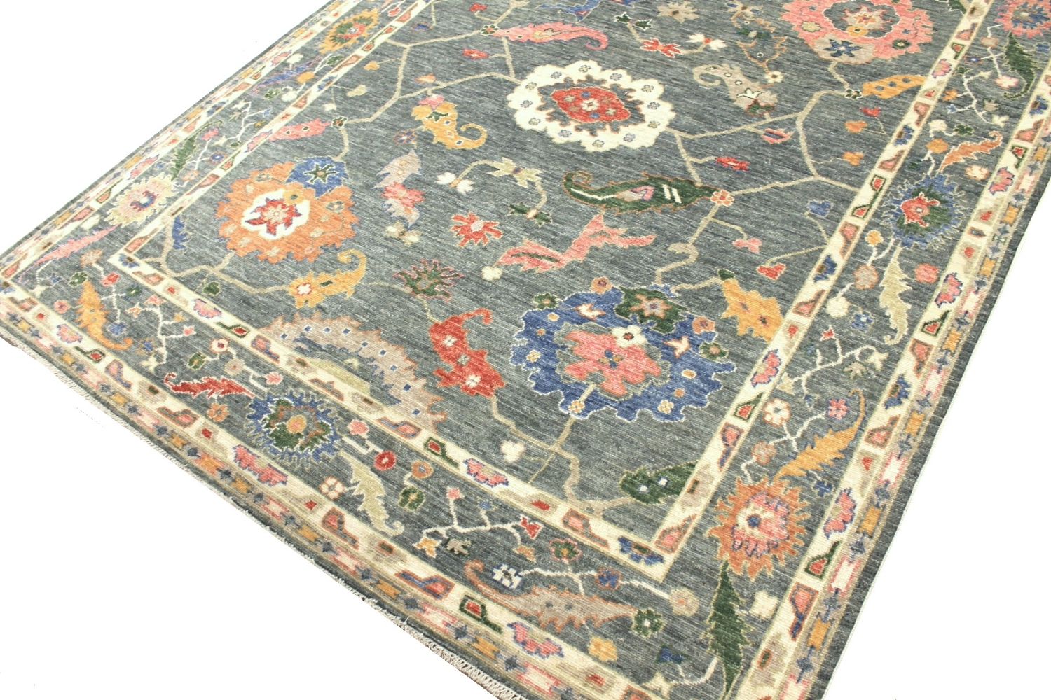 8x10 Oushak Hand Knotted Wool Area Rug - MR029679