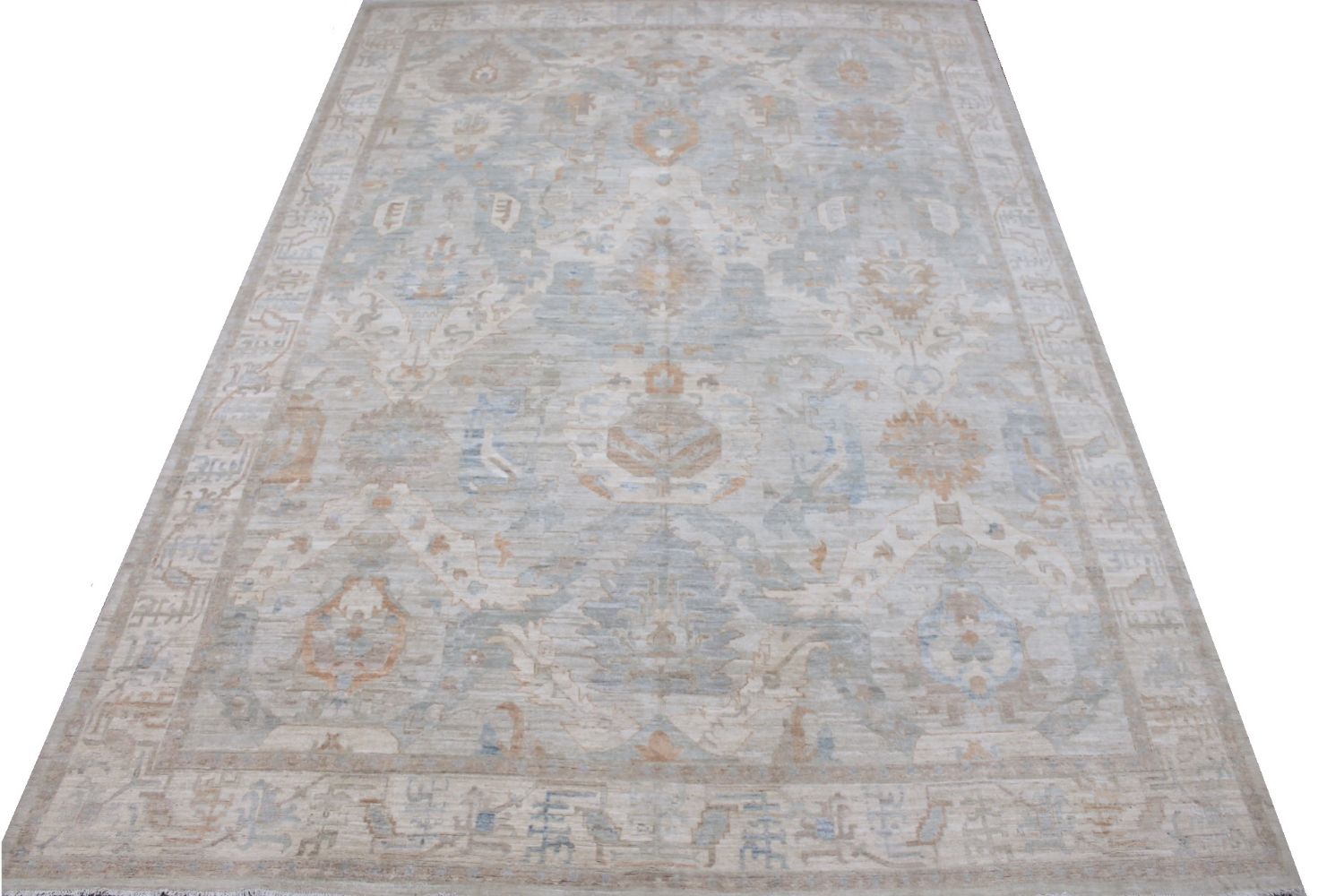 10x14 Peshawar Hand Knotted Wool Area Rug - MR029680