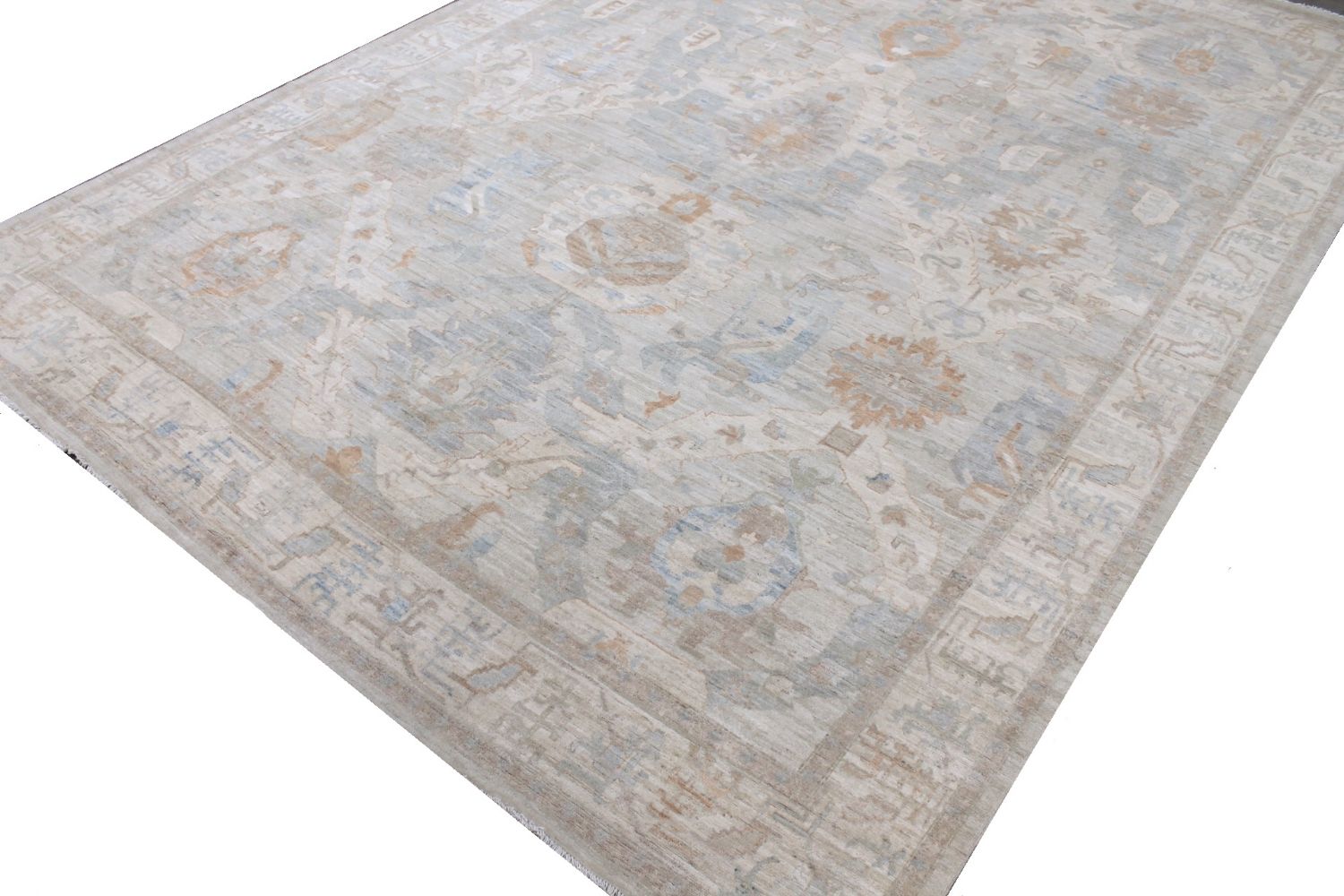 10x14 Peshawar Hand Knotted Wool Area Rug - MR029680