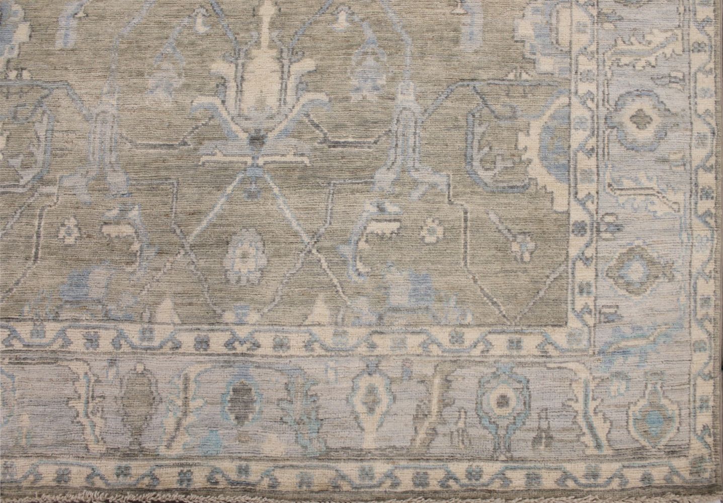 6x9 Oushak Hand Knotted Wool Area Rug - MR029681