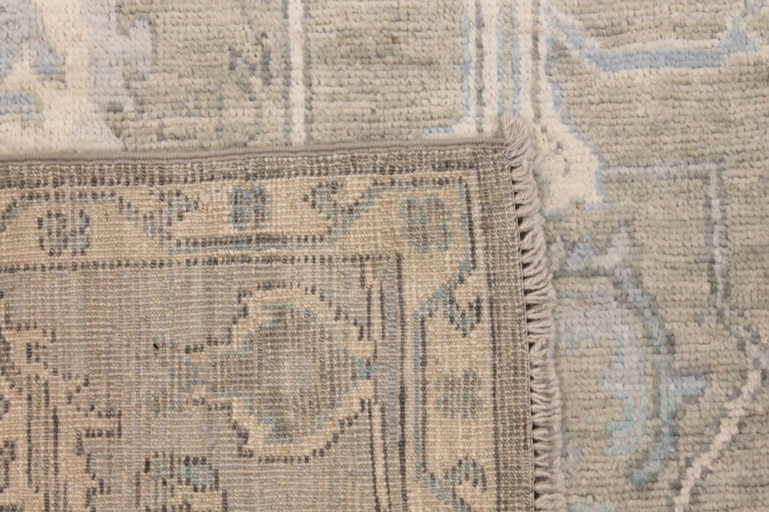 6x9 Oushak Hand Knotted Wool Area Rug - MR029681