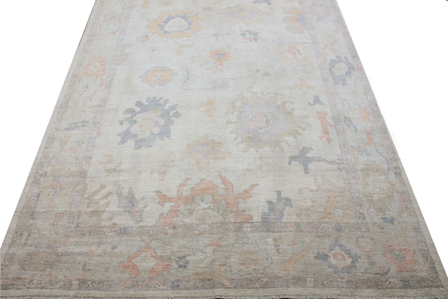 10x14 Oushak Hand Knotted Wool Area Rug - MR029682