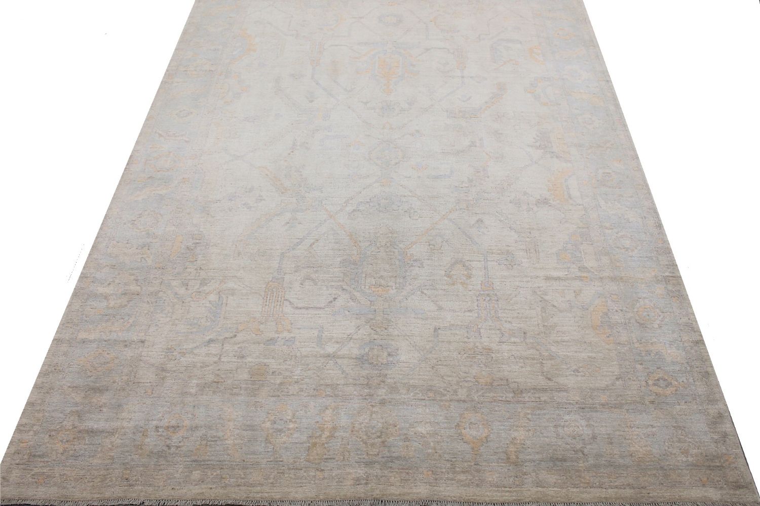 10x14 Oushak Hand Knotted Wool Area Rug - MR029683