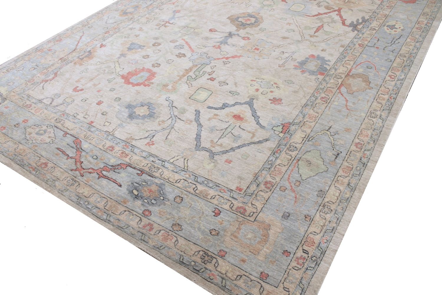 OVERSIZE Oushak Hand Knotted Wool Area Rug - MR029684