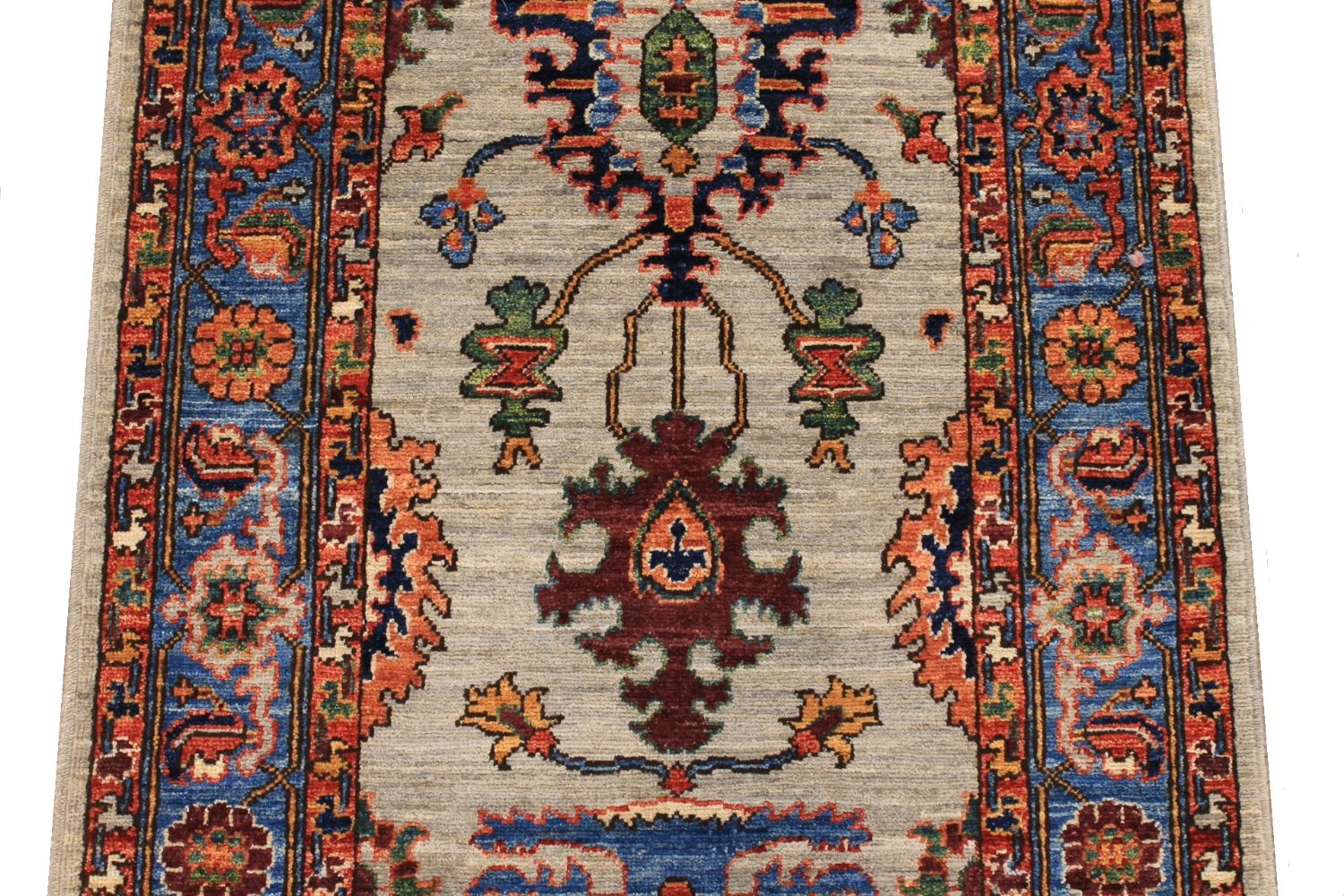 13 ft. & Longer Runner Aryana & Antique Revivals Hand Knotted Wool Area Rug - MR029691